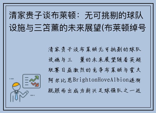 清家贵子谈布莱顿：无可挑剔的球队设施与三笘薰的未来展望(布莱顿绰号)